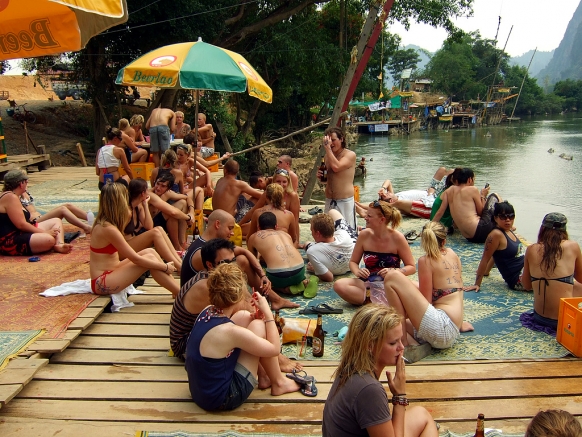 Vang Vieng goes down the tube Vang Vieng goes down the tube Featured Image