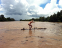 Naked man braves crocodile-infested waters for bet Naked man braves crocodile-infested waters for bet Featured Image