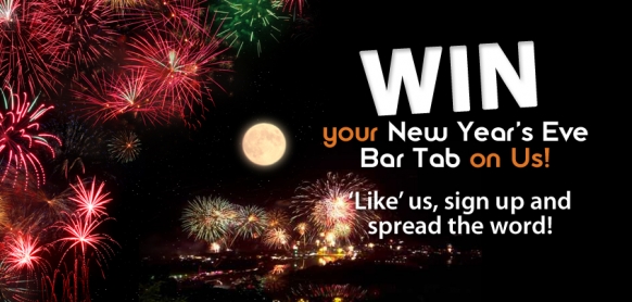 Win Your New Year’s Eve Bar Tab on gapyear.com! Win Your New Year’s Eve Bar Tab on gapyear.com! Featured Image