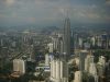 The view out from the KL tower