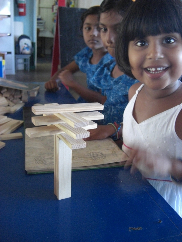 At school in Fiji