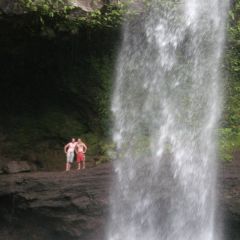 Me luke and waterfall