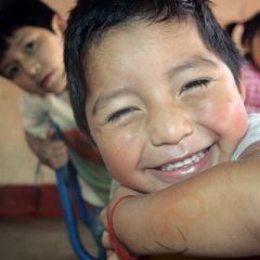 Guatemalan boy in Creche