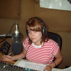Emma at the Radio Station