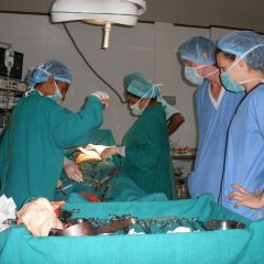 Charlotte and Julian in Theatre