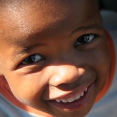 Child at a day care enter in Maun