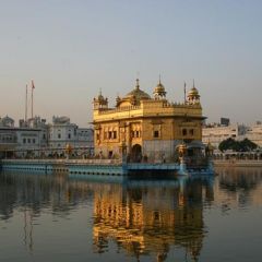 Golden temple in Amritsar