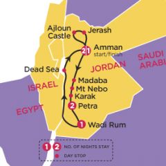 Jordan Adventure Map