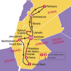 Middle East Explorer map