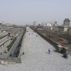 Ancient city wall in xian