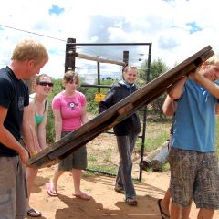 Volunteering - baboon camp 3