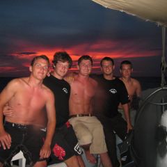 Boys diving
