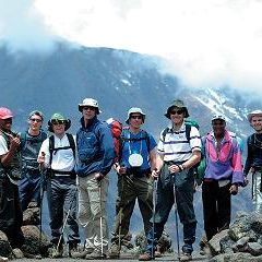 Team near kili