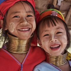 Thai children in chiang mai