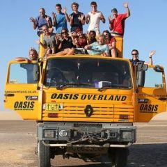 Oasis Overland truck and group