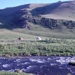 Yurts in Kyrgyzstan