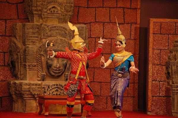 Apsara dancing