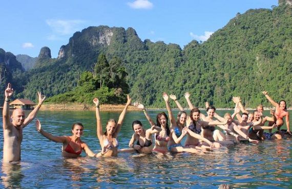 Backpackers in Southeast Asia