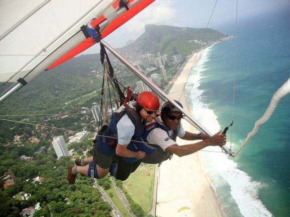 Hang gliding in Brazil Hang gliding in Brazil