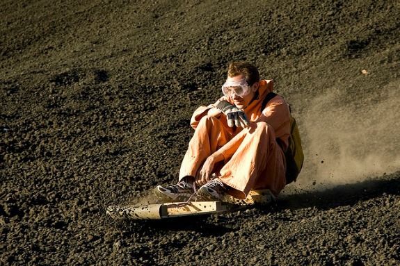 Volcano boarding Volcano boarding
