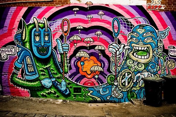 Street art in Melbourne, Australia