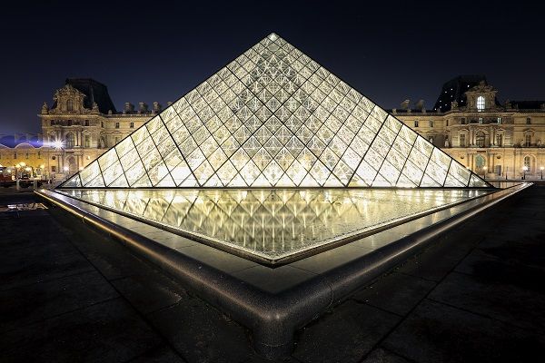 The Louvre Gallery in Paris, France